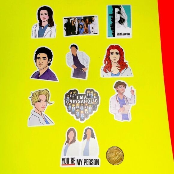 3/$20 brand new 10pcs waterproof stickers - Picture 1 of 1